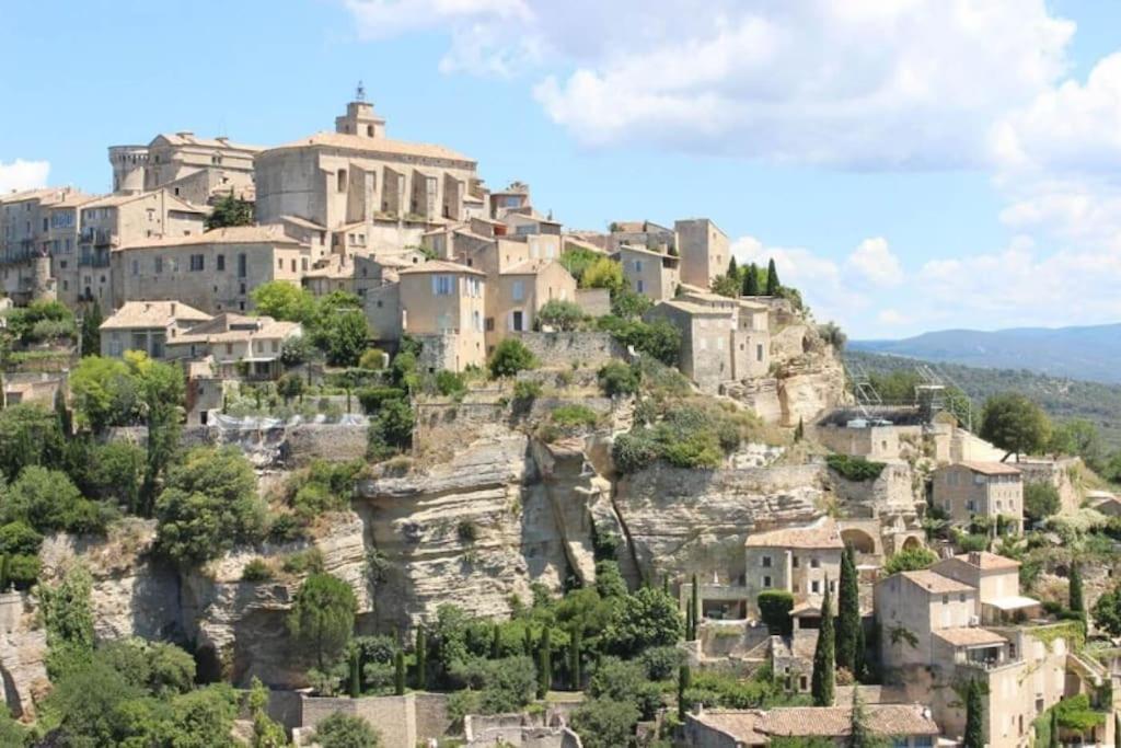 Gite Aux Bons Voisins Gordes Exterior foto